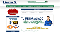 Desktop Screenshot of grimex.com.mx